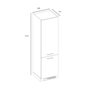 Turin refrigerator housing cabinet 