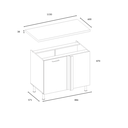 Turin  base cabinet