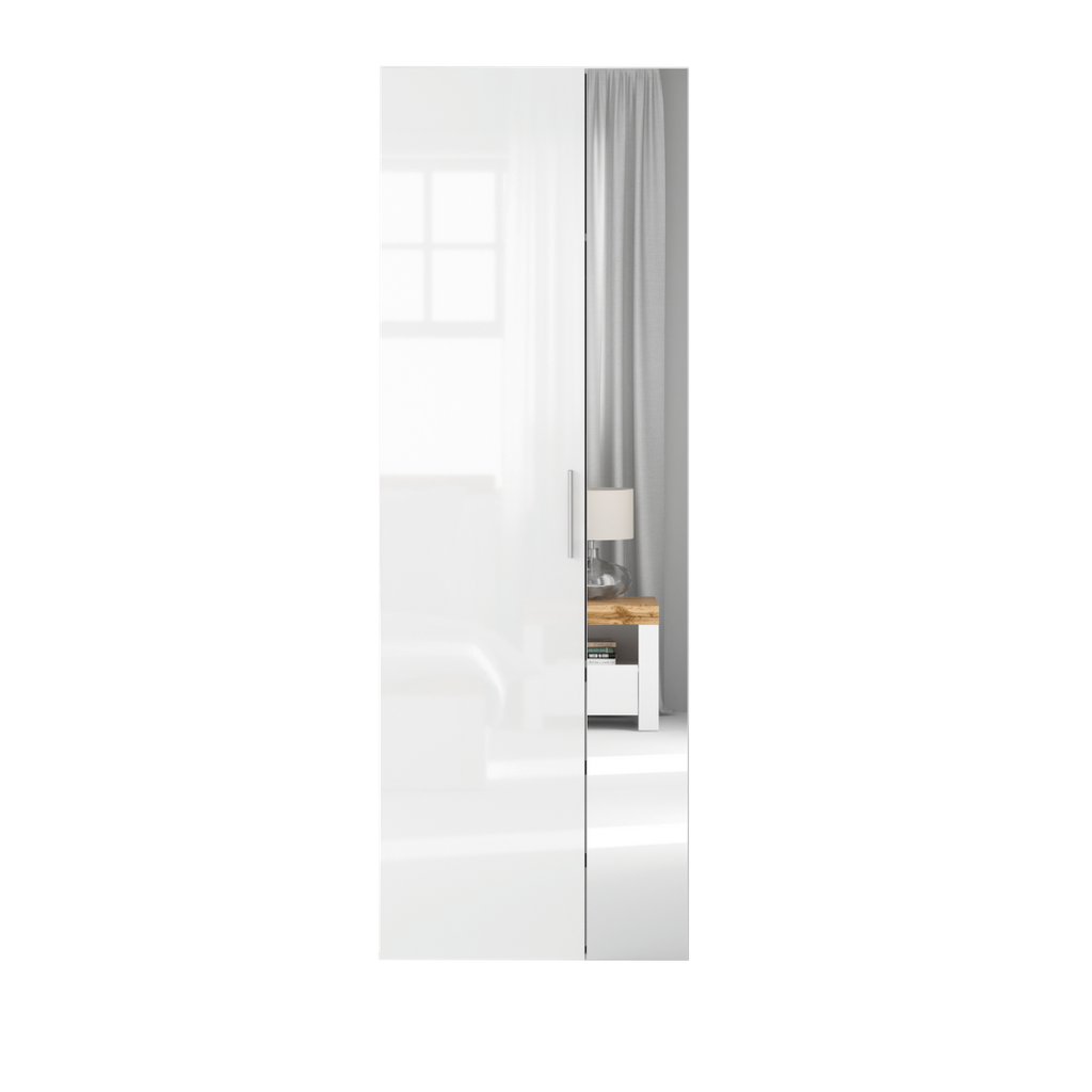 Flex hinged wardrobe 100 cm white