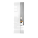 Flex hinged wardrobe 100 cm white
