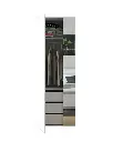 Flex hinged wardrobe 75 cm white