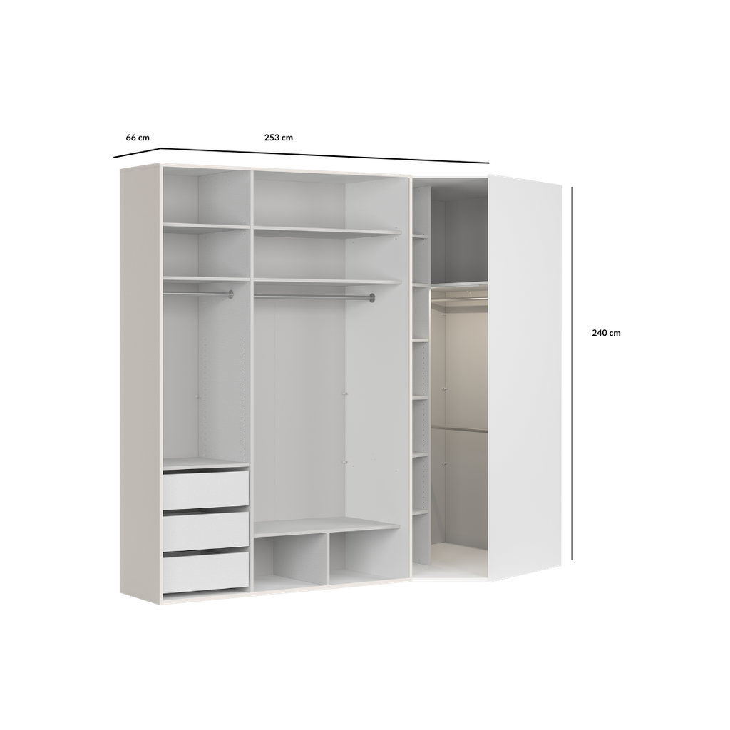 Flex corner wardrobe 253