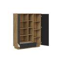 Zenda cabinet 150 cm three-door with shelf  