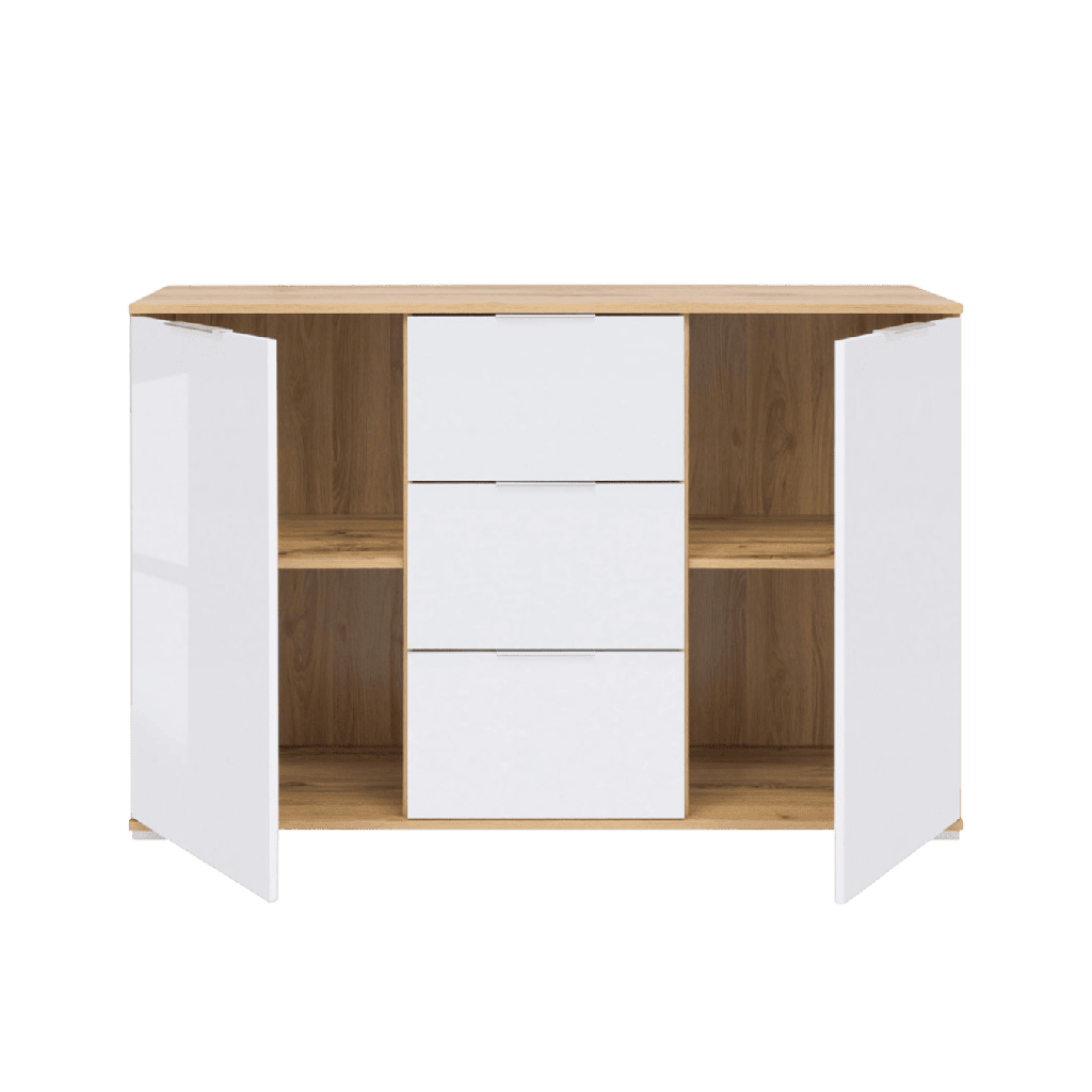 Zele chest of drawers 135 cm with 2 doors and 3 drawers