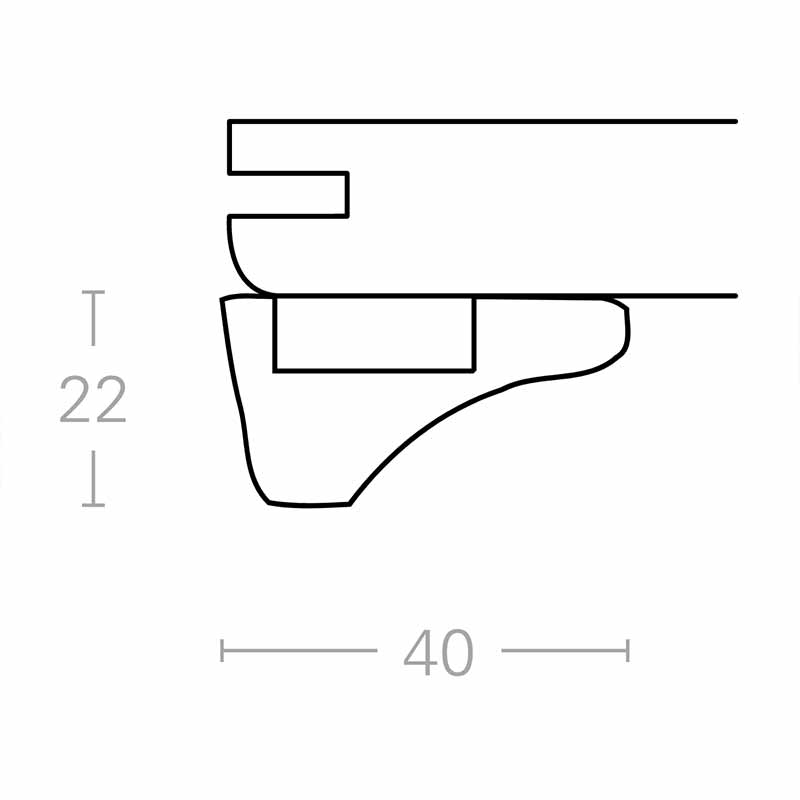 Ceiling profile DAL 2