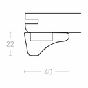 Ceiling profile DAL 2