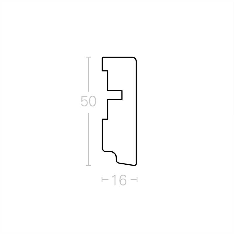 Decor skirting SL 6 oak