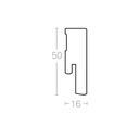 Decor skirting SL 5 WF white