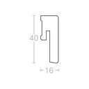 Decor skirting SL 3 walnut