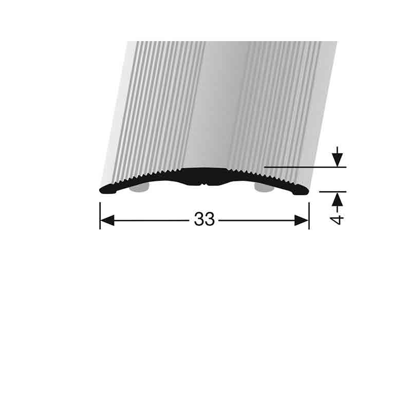 PF 231 SK polished aluminium connecting profiles, self-adhesive