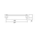 Glass 0092 handle