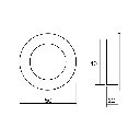 Radi 0204 recessed hadle