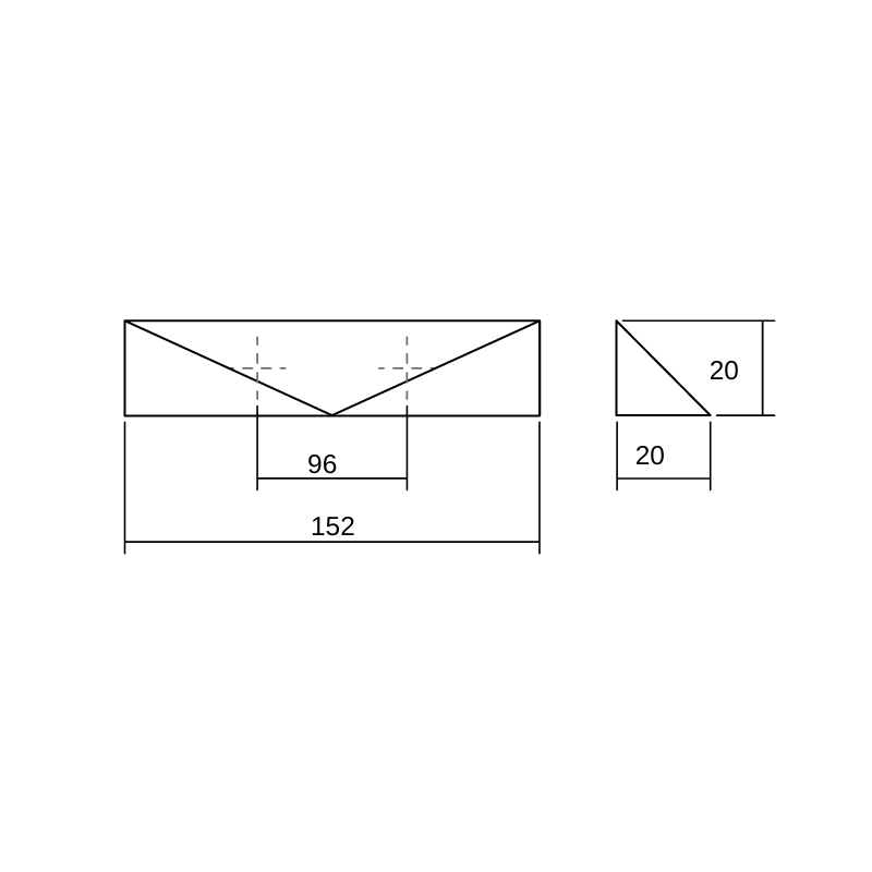 Kares 0306 handle polished crome