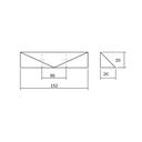 Kares 0306 handle polished crome