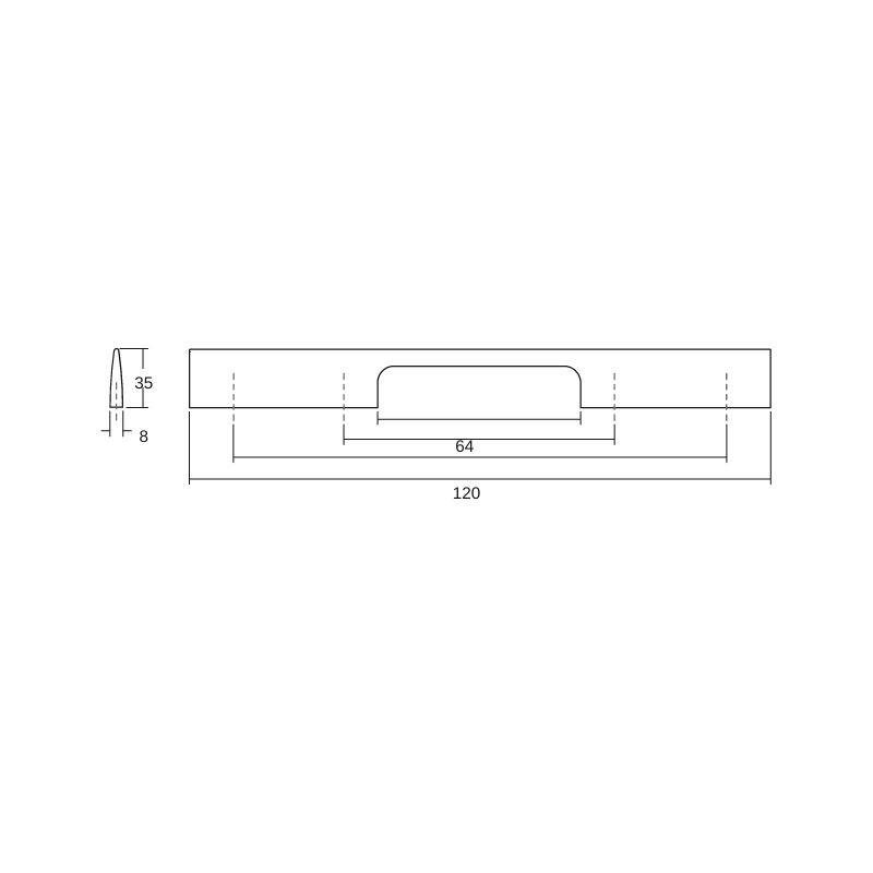 Peak 0444 handle 120 mm