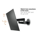 Designmoun (next 7345) full motion tv wall mount