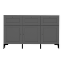 Modeo chest of drawers 150 cm with 2 doors and 3 drawers