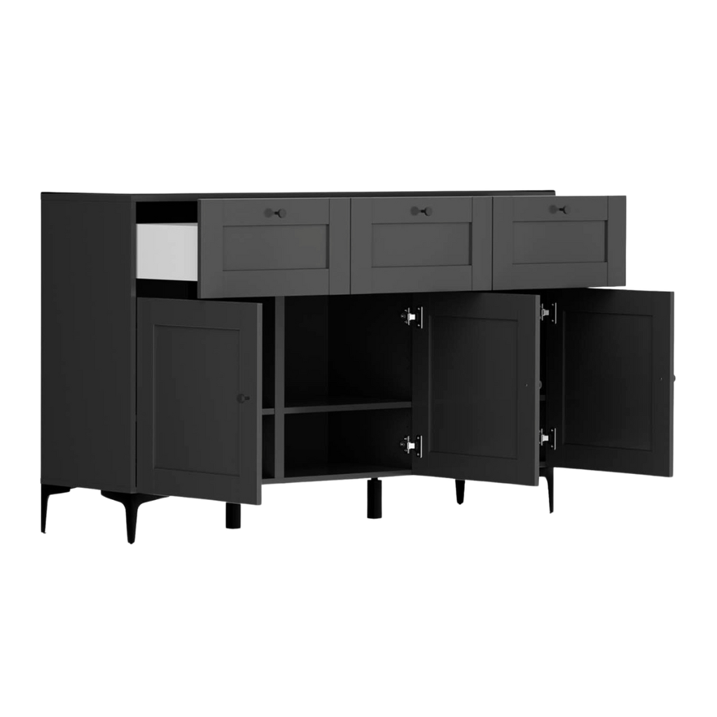 Modeo chest of drawers 150 cm with 2 doors and 3 drawers