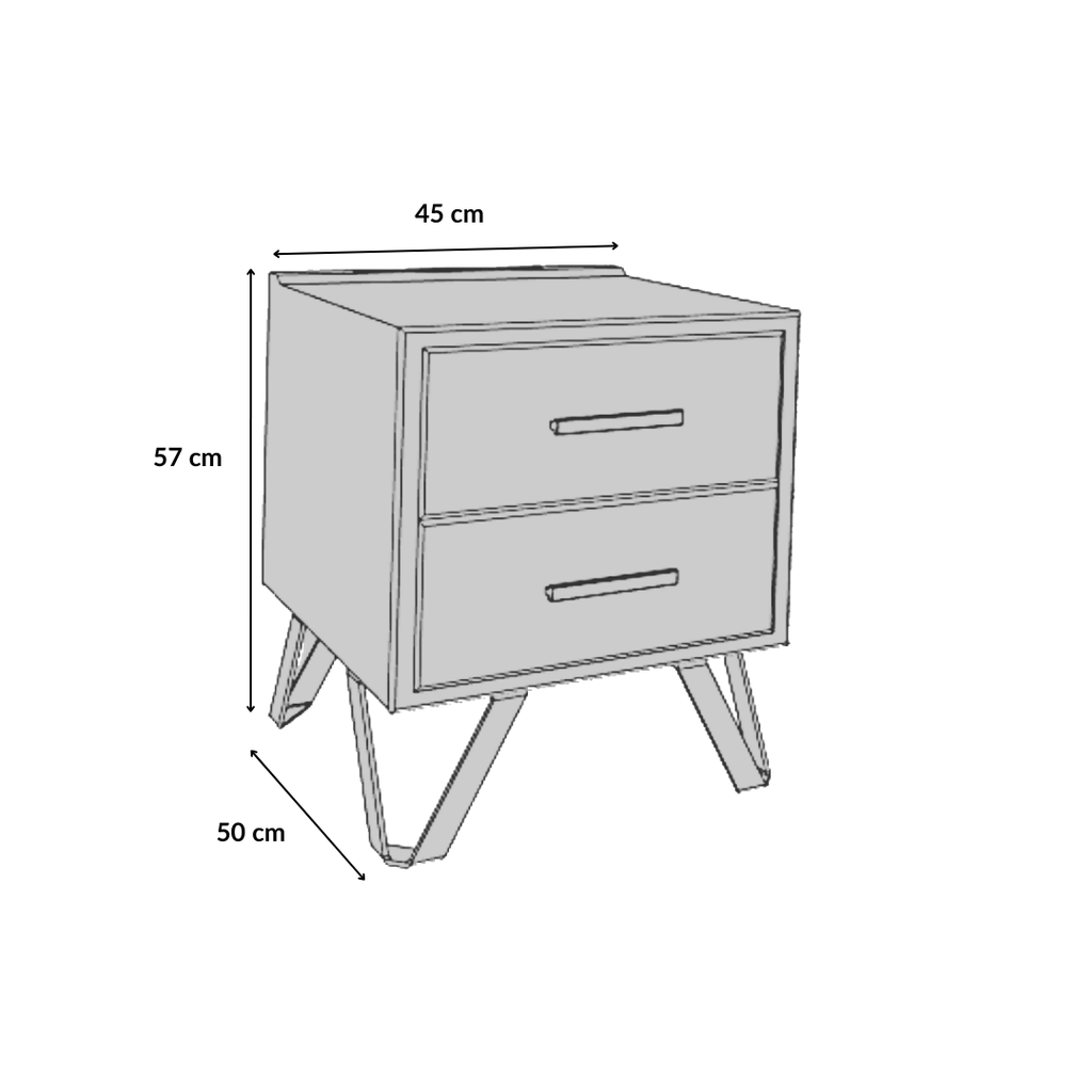 Hydra bedside cabinet