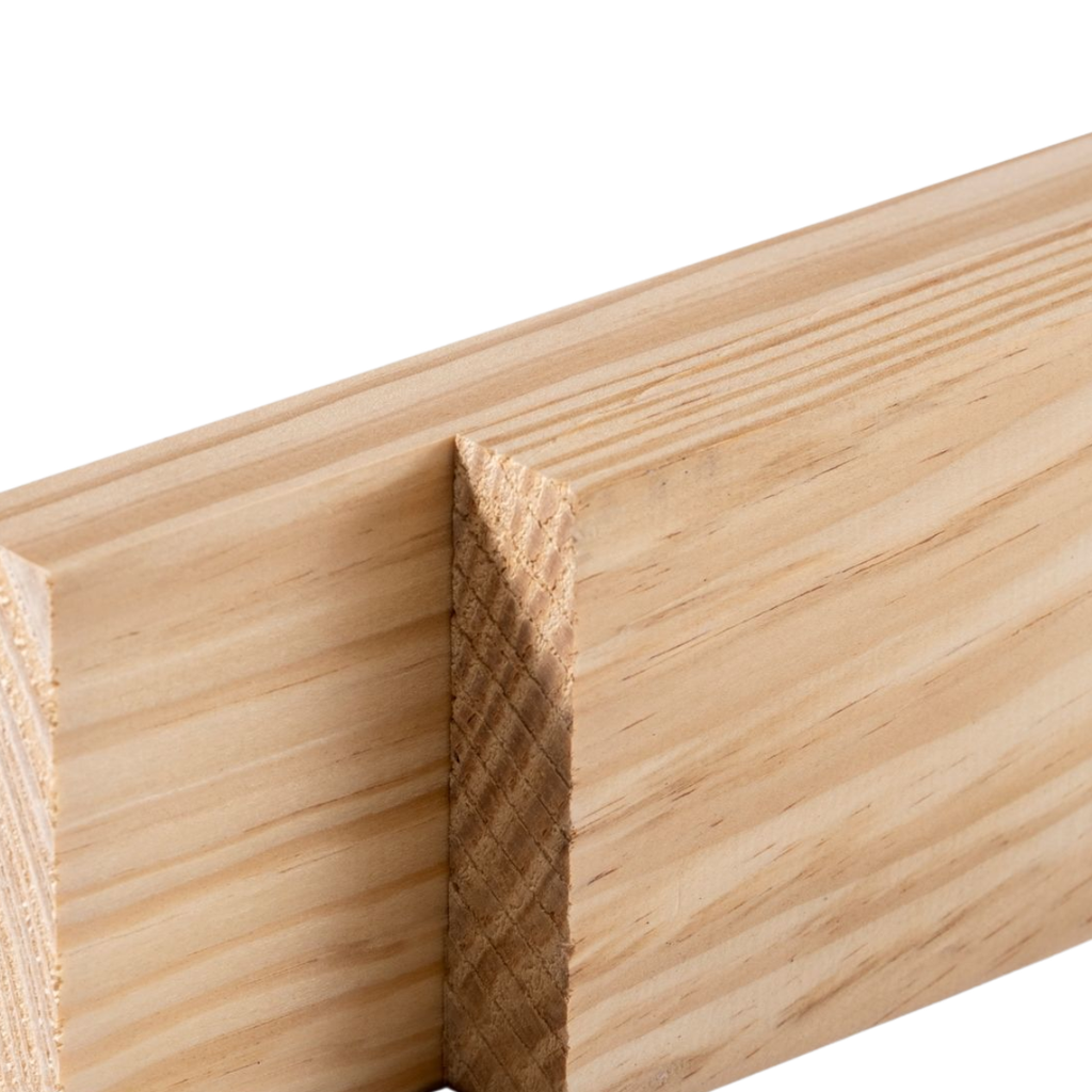 Rough #2 southern yellow pine plank