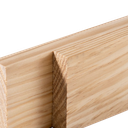 Rough #2 southern yellow pine plank