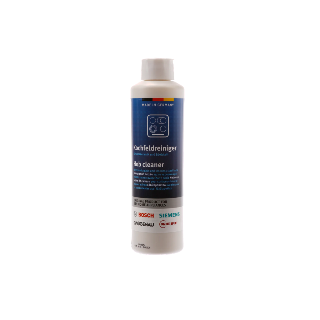 Hob cleaner for ceramic glass, induction and stainless steel