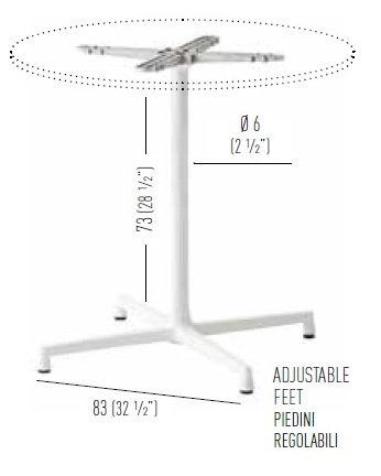 Amica table base