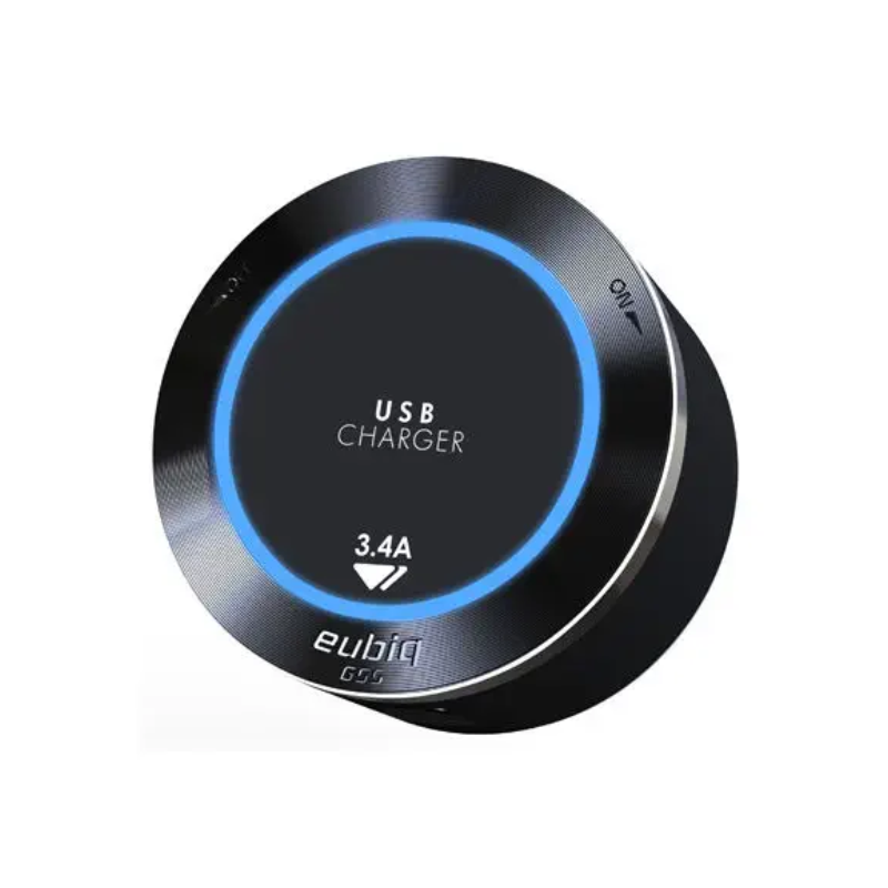 [2034-0002-0100] USB compact charger (Black)