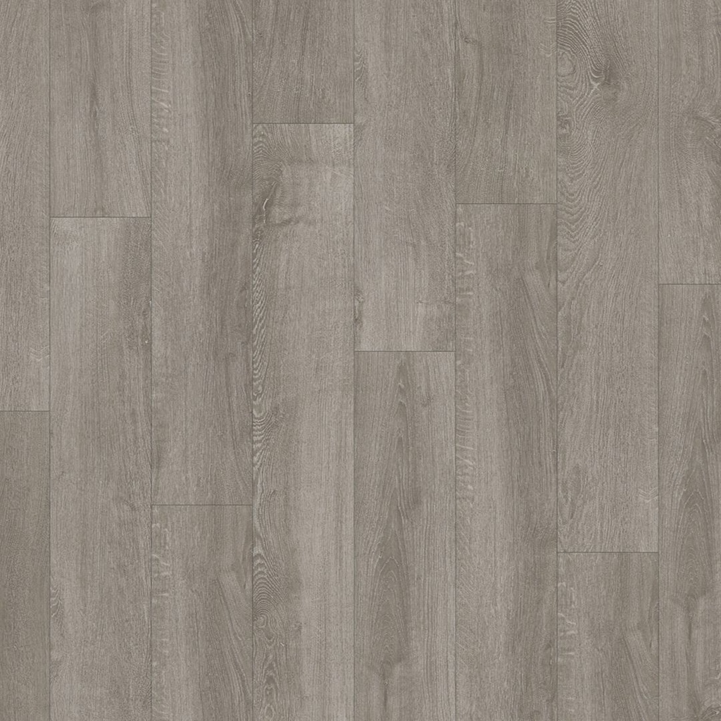 [1426530] Laminate basic 400 wide plank matt-finish (Oak light grey, 4V-groove)
