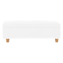 Tizi Wood pouf with container