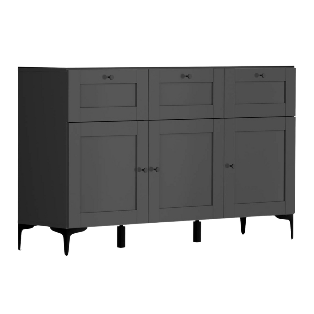 [S499-KOM/150/75/40_7-GF/GF-BC-KPL01] Modeo chest of drawers 150 cm with 3 doors and 3 drawers
