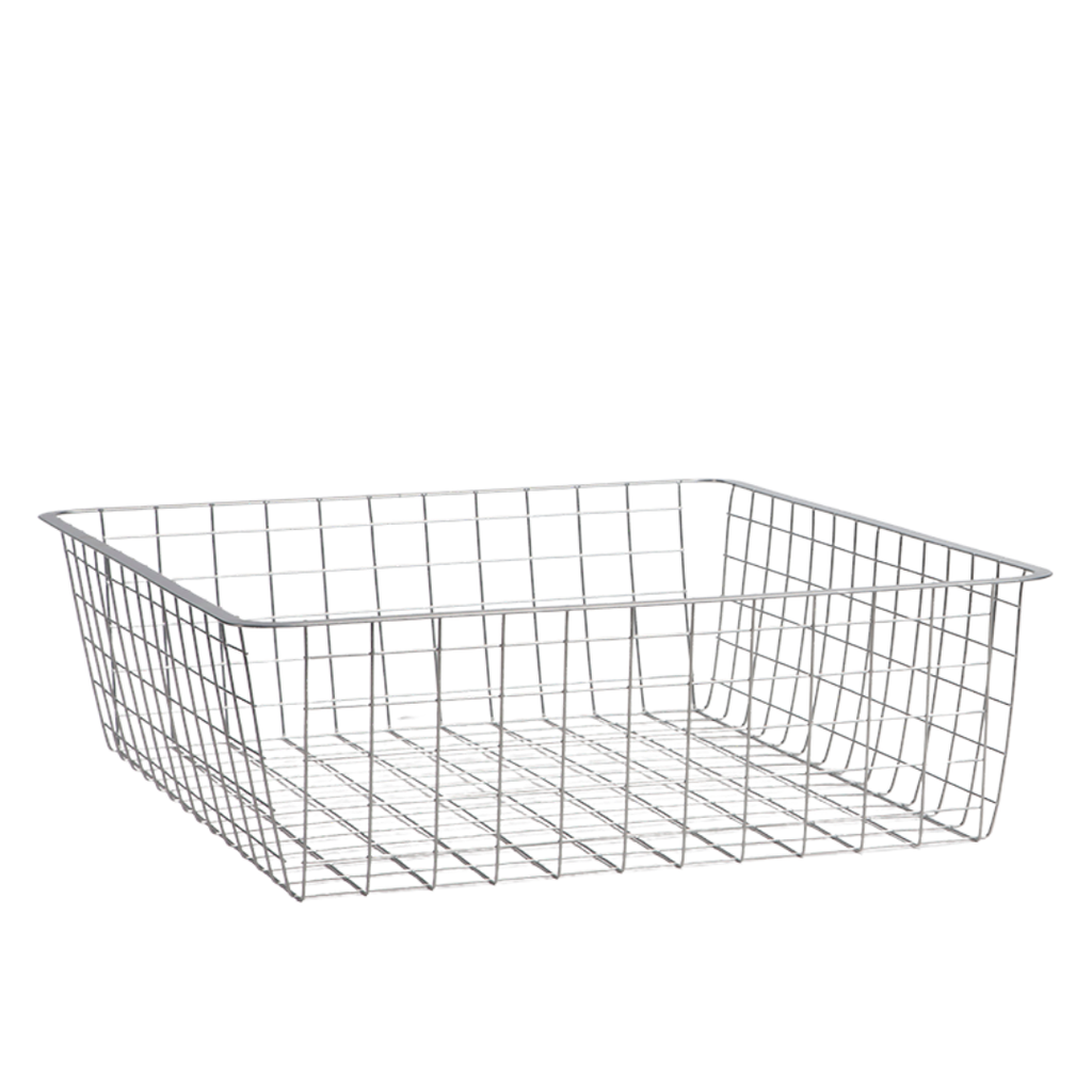 Slide-out clothes basket