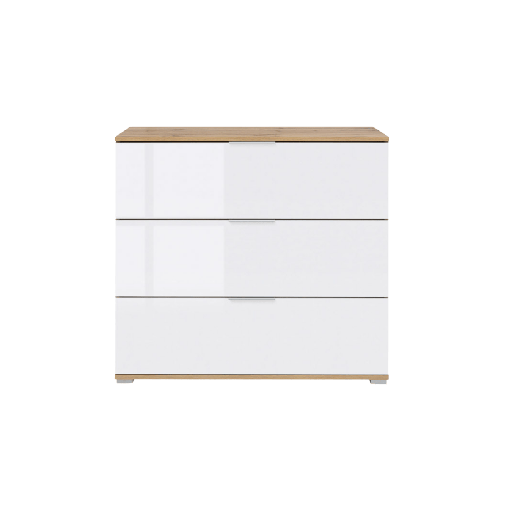 [S383-KOM3S-DWO/BIP-KPL01] Zele chest of drawers 