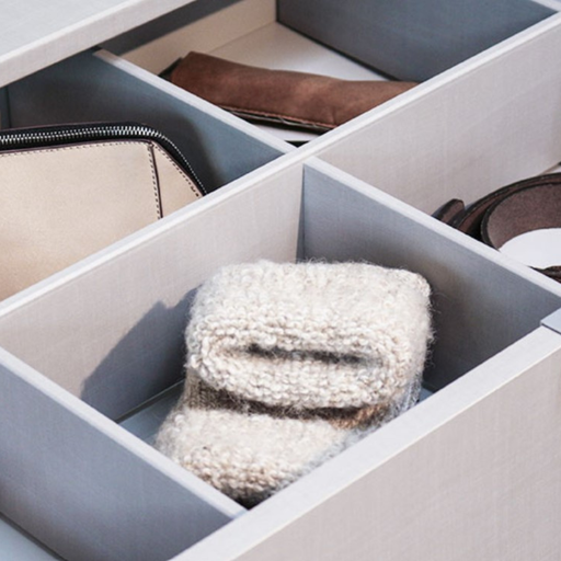 Drawer organizer for interior drawers