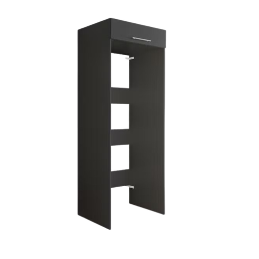 Laundry stacking washing machine cabinet